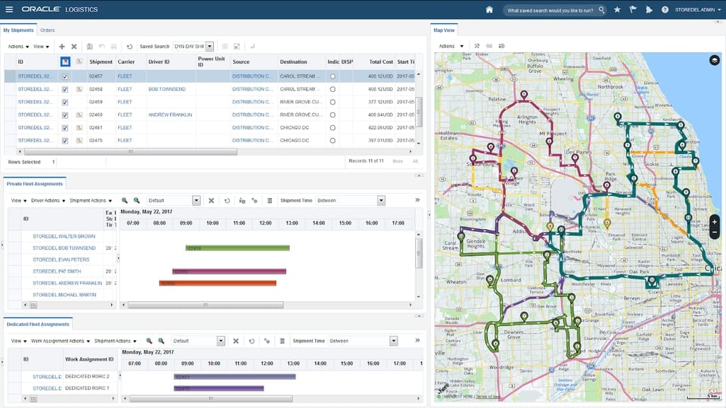 Oracle Fleet Management