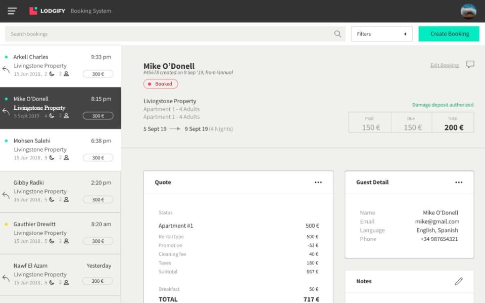 Vacation rental booking system by Lodgify