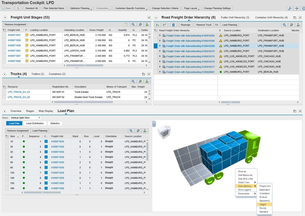 sap load planner